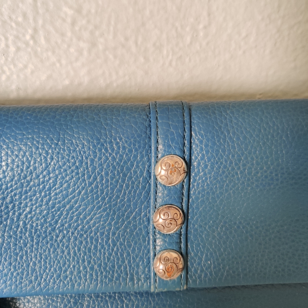 Brighton Turquoise Blue Nolita Wallet - Picture 4 of 13